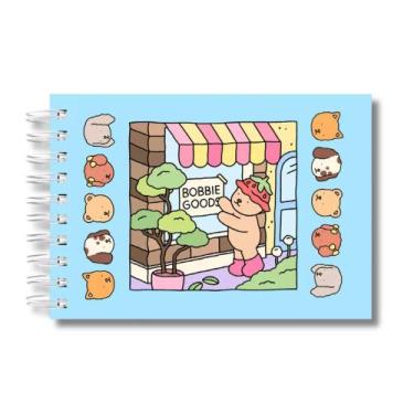 Imagem de Livro Colorir Bobbie Goods 50 Folhas Desenhos Pintar Ursinho, Azul