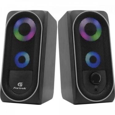 Imagem de Caixa de Som Gamer Fortrek Black Hawk RGB Preto