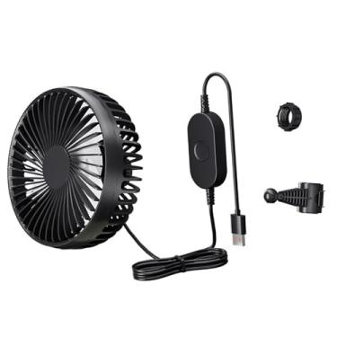 Imagem de Bothyi Fan do ventilador de resfriamento de carro USB, Preto