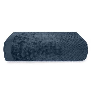 Imagem de Toalha De Banho Pollo 500g/m2 Fio Penteado Appel Azul Noturno