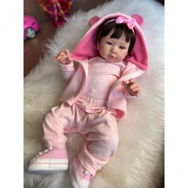 Imagem de Bebê Reborn Manu - Kit Completo Corpo Do Bebê Tecido