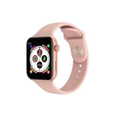 Imagem de Smartwatch Iwo8 W34s Touch Troca Pulseira Rosa Android Ios