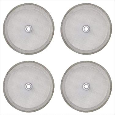 Imagem de Ruilida 4 Peças De Filtro Tela Para Prensa Francesa, Universal, 1000 Ml, 34 Oz, 8 Xícaras, Cafeteiras E Máquinas Chá, Malha Substituição Aço Inoxidável 4"