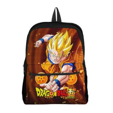 Imagem de Mochila com bolso Escolar Infantil Avulso Menino Dragon Ball - Use Thu