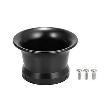 Imagem de Motoforti Preto 50 mm Diâmetro Interno Motocicleta Filtro de Ar Velocidade de Entrada Pilha Liga de Alumínio