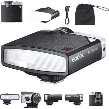 Imagem de Câmera Flash Godox Lux Junior Retro GN12 6000K200K para Canon Nikon So