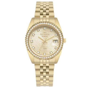 Imagem de Relógio Technos Feminino Riviera Dourado - 2117lfk-1d 2117lfk-1d