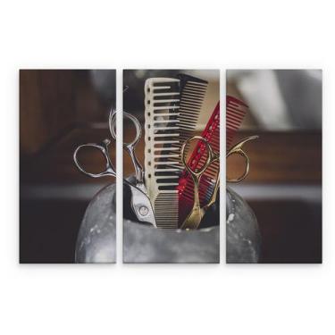 Imagem de Conjunto Quadro Salão de Beleza Estetica em MDF 94x60cm - Rcs decoraçõ