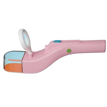 Imagem de EUKVYQPX Montessori Contactless Bug Catching Container, 5X Lupa de mão Tocha de Insetos de Liberação Rápida Ferramenta de Transferência de Captura de Insetos,Pink