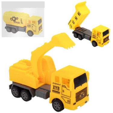 Imagem de Caminhão Betoneira Plástico 12Cm - Fu Xing