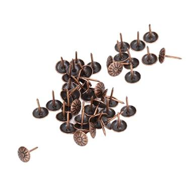 Imagem de Generic Unhas Decorativas Internas, Multifuncionais Fáceis de Consertar Mobiliários de Mobília de Aço Carbono Com Régua de Pano para Móveis para Casa para Artesanato de Madeira (Cobre)