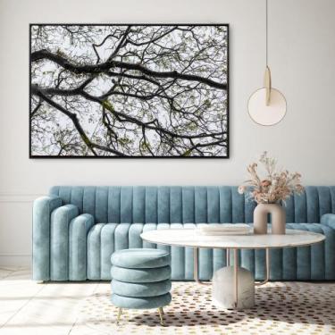 Imagem de Quadro Decorativo Galhos De árvore - MeMoldura, Chassi Borda Infinita,