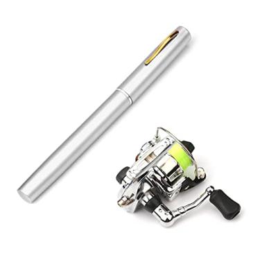 Imagem de Qudai 1 M / 1.4 M Caneta De Pesca Dobrável de Bolso Reel Combo Mini Caneta Kit De Pesca Pólo Vara De Pesca Telescópica Spinning Reel Combo Kit
