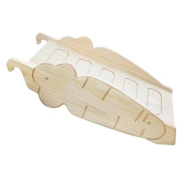 Imagem de ShengQuanHao Casa para, Decoração de Habitat, para Dormir, Madeira Maciça, Esconderijo para Hamster, Pequenos Animais de Estimação, Brinquedo de, Estilo D