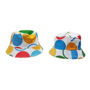 Imagem de Chapéu Cata Ovo Estampado - Azul Claro - Pierside, Laranja