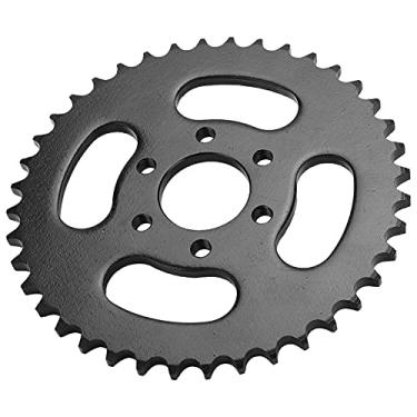 Imagem de 428 40T Chave de corrente traseira de aço grossa 7mm 38 mm 6 orifício Sprocket de substituição de alto desempenho durável para motocicleta de quatro rodas ATV e Kart Go e Go Kart