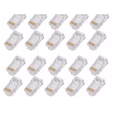 Imagem de Conector RJ45 Plug Modular 8x8 - 500unidades - SHOPDNG