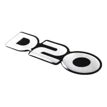 Imagem de Adesivo Emblema Chevrolet D20 Resinado Prata D20r01 - SPTS
