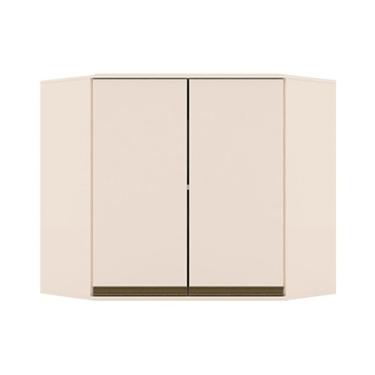 Imagem de Módulo Cozinha Henn Connect Armário Canto Oblíquo 2 Portas 83cm Off White