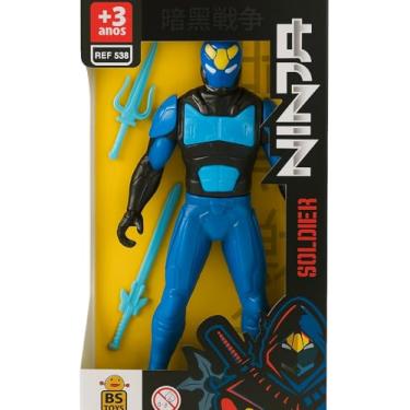 Imagem de Heroy de brinquedo Figura de Ação Ninja Soldado, Articulado com Acessórios, Brinquedo para Crianças +3 Anos- Cor vermelho ou Sortida