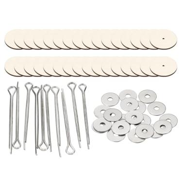 Imagem de PATIKIL Juntas de boneca de 35 mm, conjunto de 16 conectores removíveis de contrapino e bandeja de fibra para membros de urso fazendo cabeça acessórios de artesanato faça você mesmo