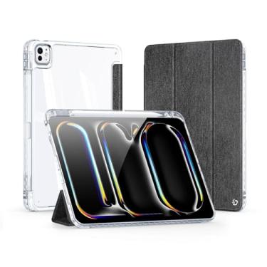 Imagem de Capa Anti Impacto Dux Ducis Modelo Unid Series, Compatível com iPad Pro 11 M4 (2024) Suporte e Porta Pencil - Preto