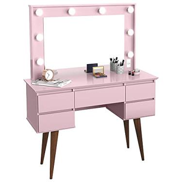 Imagem de Penteadeira Camarim Strass Rosa - Patrimar Móveis