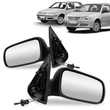 Imagem de Par Retrovisor Externo Gol G3 G4 2000 A 2014 4 Portas Controle Manual