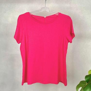 Imagem de BLUSA BÁSICA CANELADA PLUS SIZE-Feminino