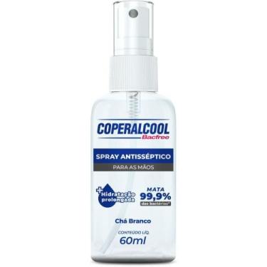 Imagem de álcool em GEL SPRAY Coperalcool CHÁ Branco para Mãos 60ML (display com