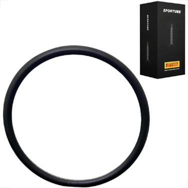 Imagem de Kit Aro 700 Vzan Concept 28 Furos Preto Fosco Freio A Disco + Camara Pirelli Aro 700 Sportube