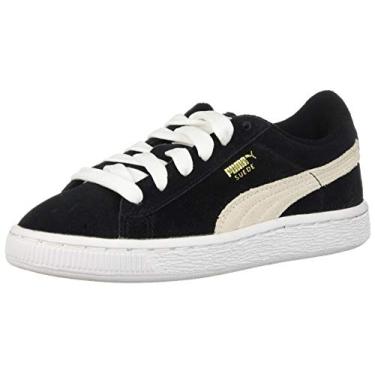 Imagem de PUMA Tênis infantil unissex Vikky 2 sem cadarço, Preto/branco, 7 Little Kid