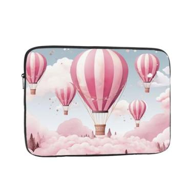 Imagem de Capa para laptop com balão de ar quente de 17 polegadas bolsa de transporte para computador à prova de choque capa protetora para notebook bolsa portátil para laptop bolsa à prova d'água para homens e