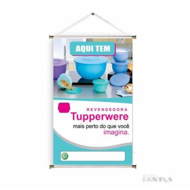 Imagem de Banner pronto Tupperware BA 610 medida 45x70 cm arte Pronta