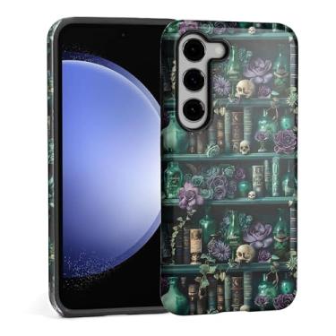 Imagem de DAIZAG Capa para Samsung Galaxy S23 Plus, linda capa de telefone para meninas e mulheres, capa protetora à prova de choque resistente a arranhões - The Magician's Bookshelf