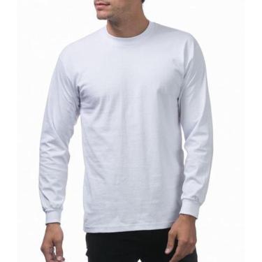 Imagem de Camiseta De Frio Manga Longa Masculina Colorida Sortidas-Masculino