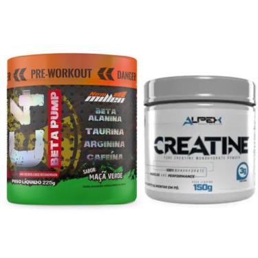 Imagem de Kit Pré Treino C4 New Millen + Creatina Pura Alpex 150g - Alpex Nutrit