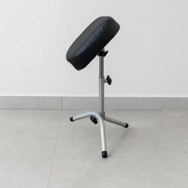 Imagem de Suporte Apoio De Pé Tripé Pedicure - Renovar - MBM DECOR, PRATA / PRET