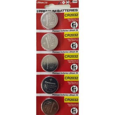 Imagem de Pilha Cr2032 Panasonic - Cartela Com 5 Unidades
