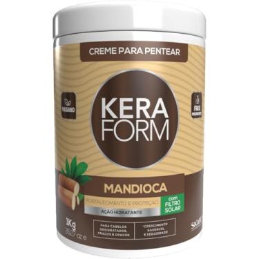 Imagem de CREME PARA PENTEAR KERAFORM MANDIOCA 1KG, SKAFE