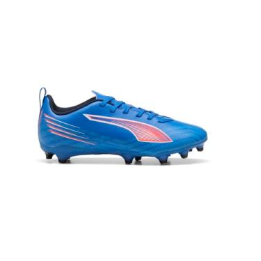 Imagem de PUMA Tênis infantil unissex ultra play firme, chuteira artificial de futebol, Ultra azul-branco-vermelho brilhante Ah25, 13 Big Kid