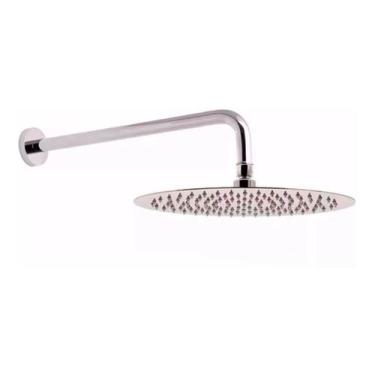 Imagem de Ducha redonda gourmet 30 x 30 - não eletrico - cromada - mg58 - MG MET