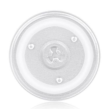 Imagem de Prato Giratório de Vidro 26,9cm para Microondas, Placa de Vidro Substituição Compatível com Hamilton Beach P90D23AL-R1/GE WB48X26755/WPW10551236