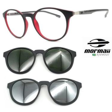 Imagem de Oculos Redondo Preto Mormaii Swap 2 6071 aft + 2 Clipons gp, Aft