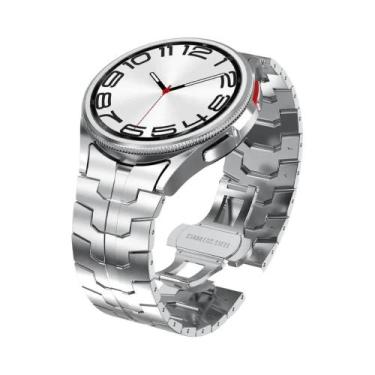 Imagem de Pulseira De Aço Inoxidável Para Samsung Galaxy Watch 6 5 4 Classic pro