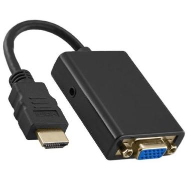 Imagem de Cabo Conversor De Hdmi Para Vga + Cabo De Áudio - MBtech