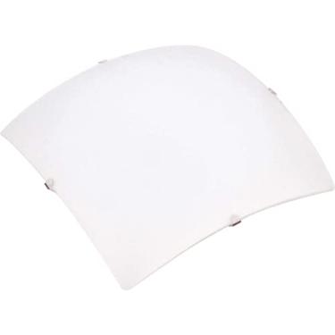 Imagem de Plafon Solari 1xE27 Quadrado Saco Plastico Branco - 02040011 - TASCHIBRA