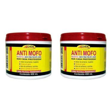 Imagem de 2 Anti Mofo Preventivo Allchem 450ml Armario Roupeiro Gaveta