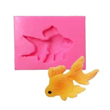 Imagem de Molde Silicone Peixe Peixinho 3D Beta Aquario Fundo Mar - Luyke