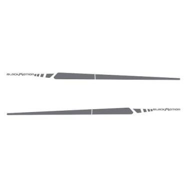 Imagem de Adesivo Fiat Punto Faixa Lateral Blackmotion - Cromo Sign